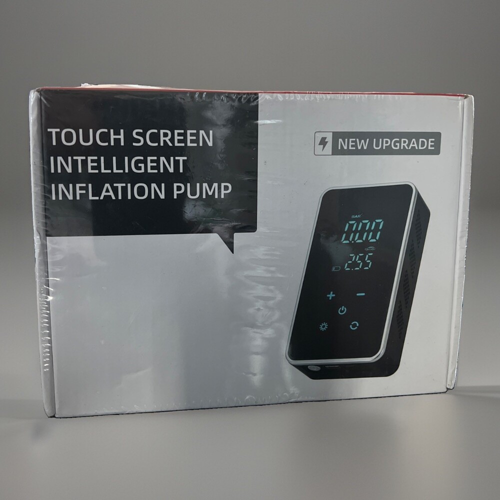 Air Flow Portable Tire Inflator Touch Screen Intelligent Pump New Free Shipping